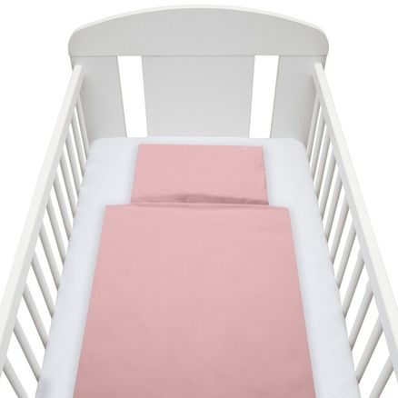 2-dielne posteľné obliečky New Baby Dominika 90/120 cm ružové - Ružová