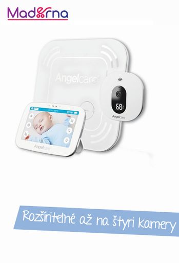 Angelcare ® AC517 bezdrótovy Bluetooth® monitor zvuku, pohybu a videa