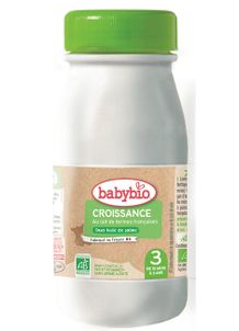 BABYBIO Croissance 3 tekuté dojčenské bio mlieko (0,25 l)