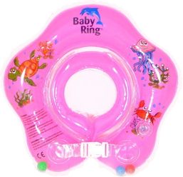 Unikátne plávacie koleso Baby ring 3-36m, Ružová
