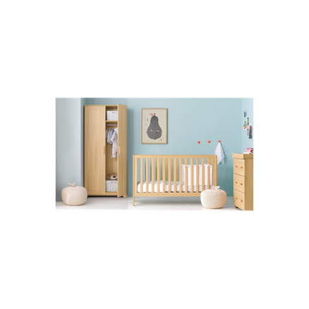 BabyStyle Monaco detská izba (set: postieľka, komoda, skriňa)