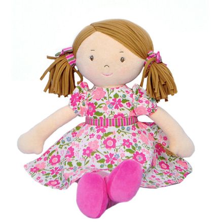 Bonikka Dames látková bábika Fran – ružové šaty