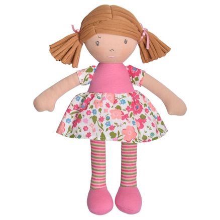 Bonikka Dames látková bábika malá - Malá Fran – ružové šaty