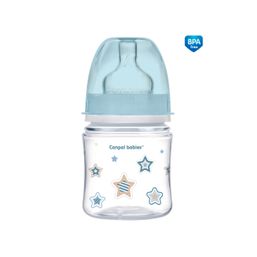 Canpol babies Antikoliková fľaša so širokým hrdlom EasyStart 120 ml PP NEWBORN BABY modrá
