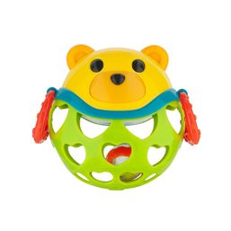Canpol babies Interaktívna hračka s hrkálkou Medveď zelená
