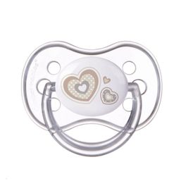 Canpol babies Silikónový cumlík so symetrickou špičkou 0-6m NEWBORN BABY béžový
