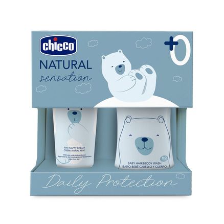 CHICCO Set darčekový kozmetický Natural Sensation Daily Protection 0m+