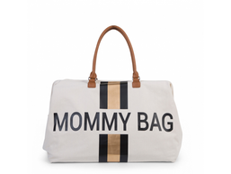 Prebaľovacia taška Mommy Bag Big Off White / Black Gold