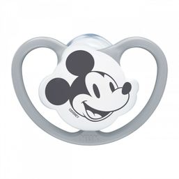 Cumlík Space NUK 6-18m Disney Mickey Mouse - Sivá