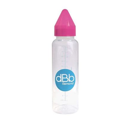 dBb Remond Dbb Detská fľaša PP 360 Ml, Cumlík 4+, Silikón, Pink