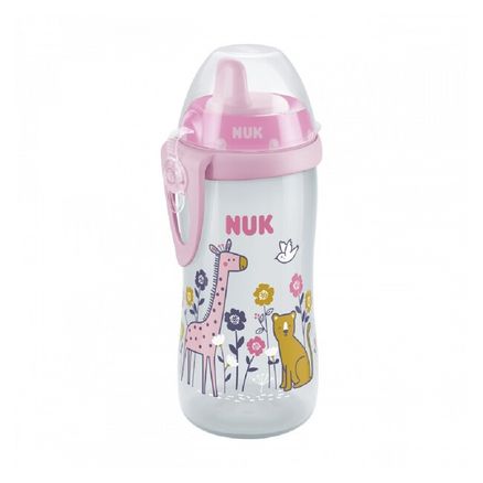 Detská fľaša NUK Kiddy Cup 300 ml - Ružová