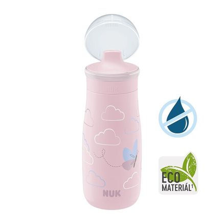 Detská fľaša NUK Mini-Me PP Sip 300 ml (9+ m.) pink - Ružová