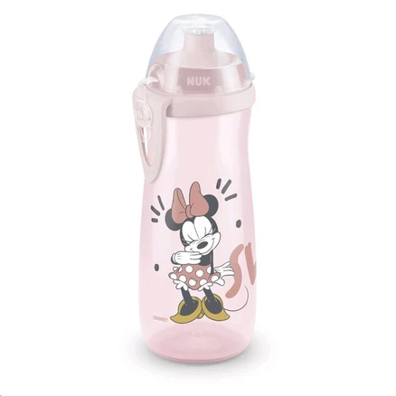 Detská fľaša NUK Sports Cup Disney Mickey 450 ml red - Červená