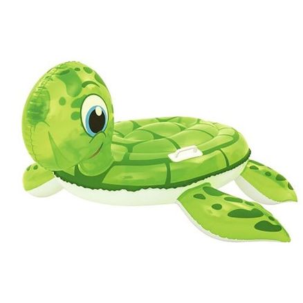 Detská nafukovacia korytnačka do vody s rukoväťami Bestway 140 cm - Zelená
