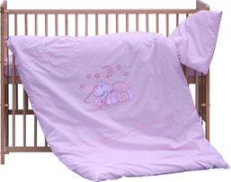 Detské obliečky 2 dielne - Scarlett mesiačik - rúžová 100 x 135 cm