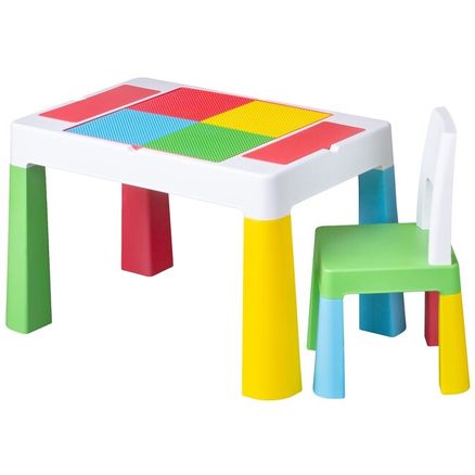 Detská sada stolček a stolička Multifun - Multicolor