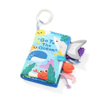 Detská senzorická knižka Baby Ono Go to the ocean - Podľa obrázku