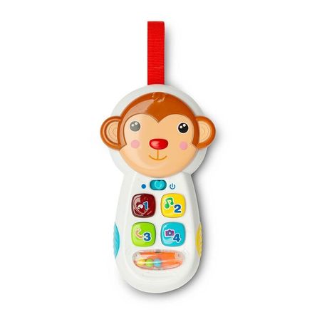 Detská vzdelávacia hračka Toyz opica telefón - Multicolor