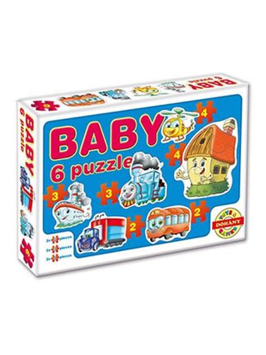 Detské Baby puzzle - Modrá