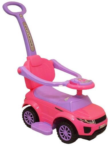 Detské hrajúce vozítko 3v1 Baby Mix ružové - Ružová