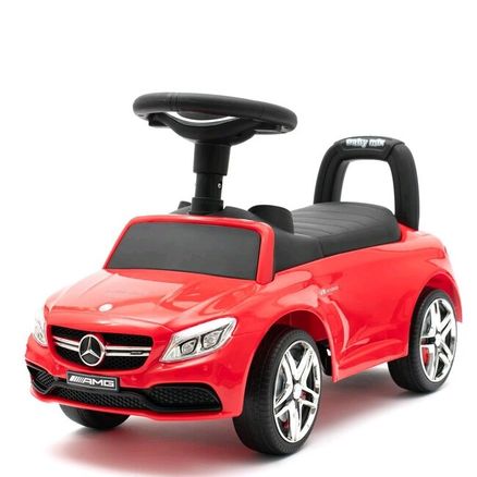 Detské odrážadlo Mercedes Benz AMG C63 Coupe Baby Mix červené - Červená