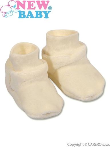 Detské papučky New Baby béžove - Béžová