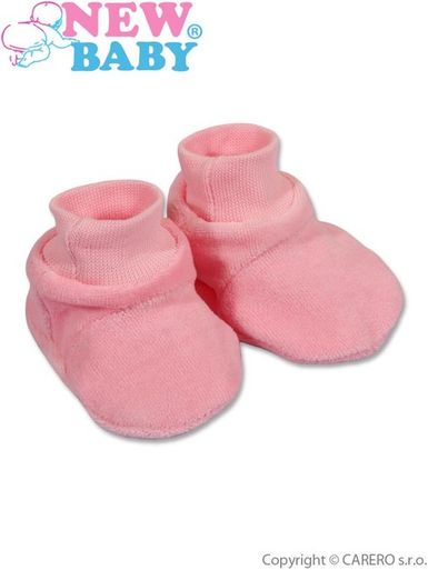 Detské papučky New Baby ružové - Ružová