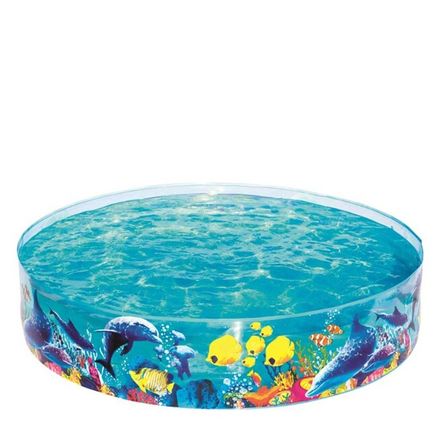 Detský bazén s pevnou stenou Bestway more - Multicolor
