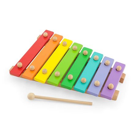 Detský drevený xylofón Viga - Multicolor