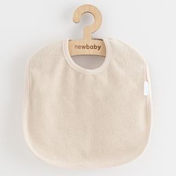 Detský froté podbradník New Baby Comfortably beige - Béžová