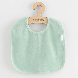 Detský froté podbradník New Baby Comfortably beige - Zelená