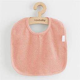 Detský froté podbradník New Baby Comfortably pink - Ružová