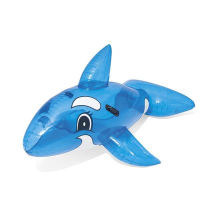 Detský nafukovací delfín do vody s rukoväťami Bestway modrý - Modrá