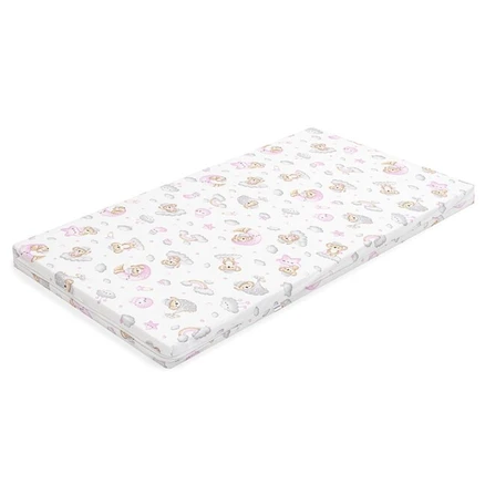 Detský penový matrac New Baby STANDARD 120x60x6 cm koala ružový - Ružová