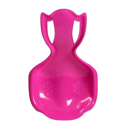 Detský sánkovací klzák lopata Baby Mix COMFORT LINE XL ružový - Ružová
