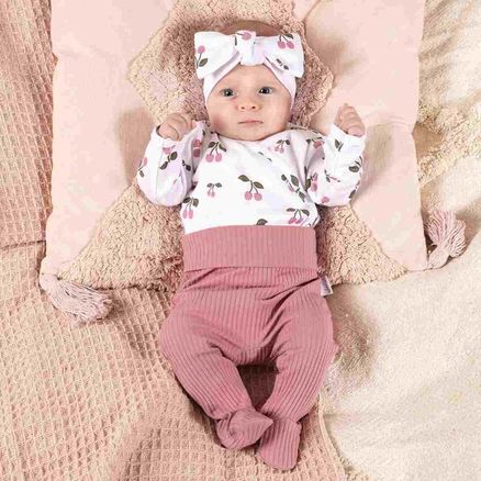 Dojčenská bavlnená čelenka Nicol Emily - Podľa obrázku