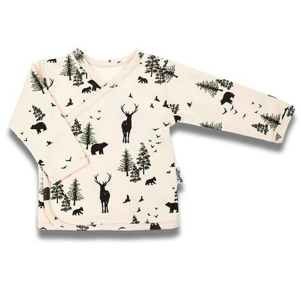 Dojčenská bavlněná košilka Nicol Bambi - Béžová
