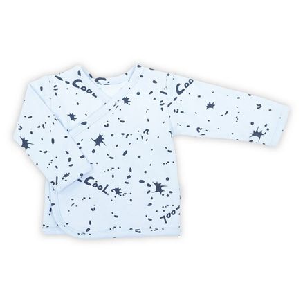 Dojčenská bavlněná košilka Nicol Max light - Modrá