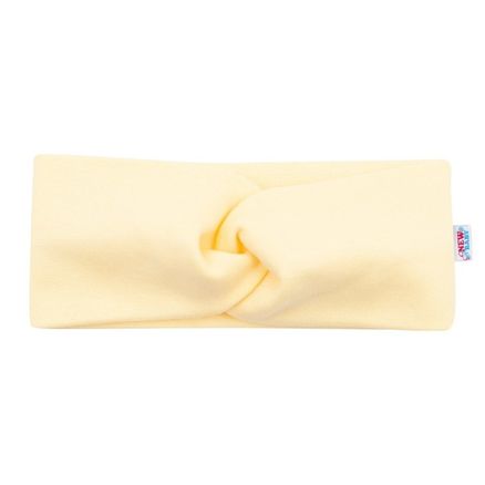 Dojčenská čelenka New Baby Style žltá 37 cm - Žltá