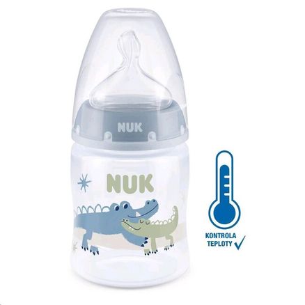 Dojčenská fľaša NUK First Choice Temperature Control 150 ml blue - Modrá