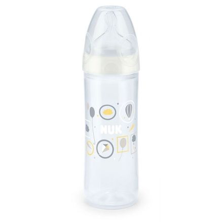 Dojčenská fľaša NUK LOVE 250 ml, 6-18 m - Biela