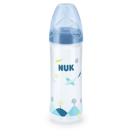 Dojčenská fľaša NUK LOVE 250 ml, 6-18 m - Modrá
