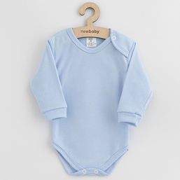Dojčenské bavlnené body New Baby - Modrá