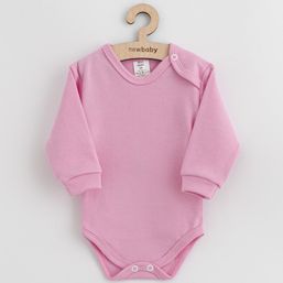 Dojčenské bavlnené body New Baby - Ružová