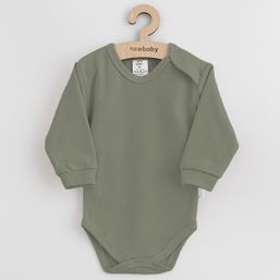 Dojčenské bavlnené body New Baby - Zelená