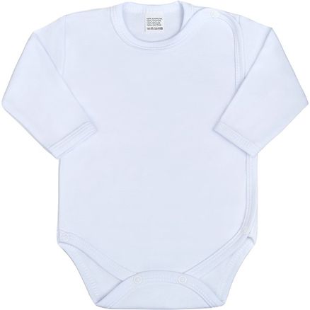 Dojčenské body celorozopínacie New Baby Classic biele - Biela