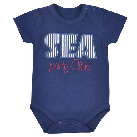 Dojčenské letné body Koala Sea Party červené - Modrá