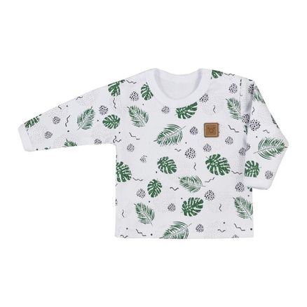 Dojčenské tričko s dlhým rukávom Koala Nature - Zelená