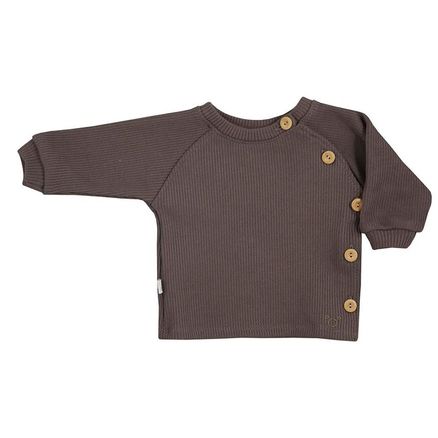 Dojčenské tričko s dlhým rukávom Koala Pure brown - Hnedá