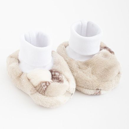 Dojčenské Wellsoft zimné capačky New Baby Polar Bear - Sivá